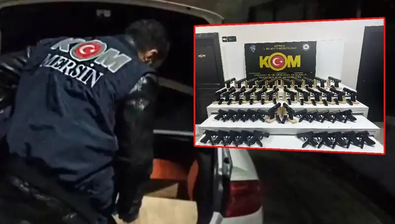 Mersin'de Otomobil Değil, Büyük Bir Silah Deposu Bulundu!