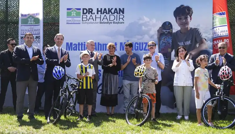 Bahçelievler'de Gençler İçin Yeni Bir Hedef: Mattia Ahmet Minguzzi Skate Parkı Açıldı