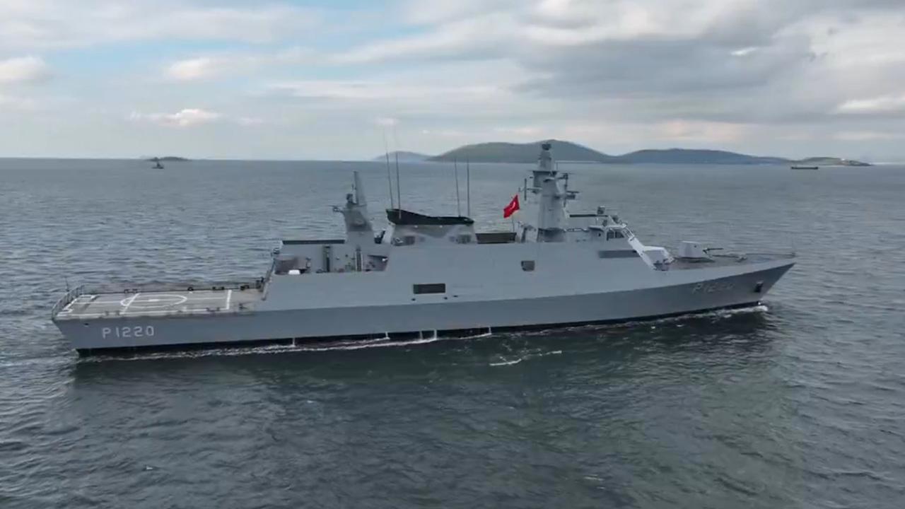 TCG AKHİSAR Denizde Göreve Hazır