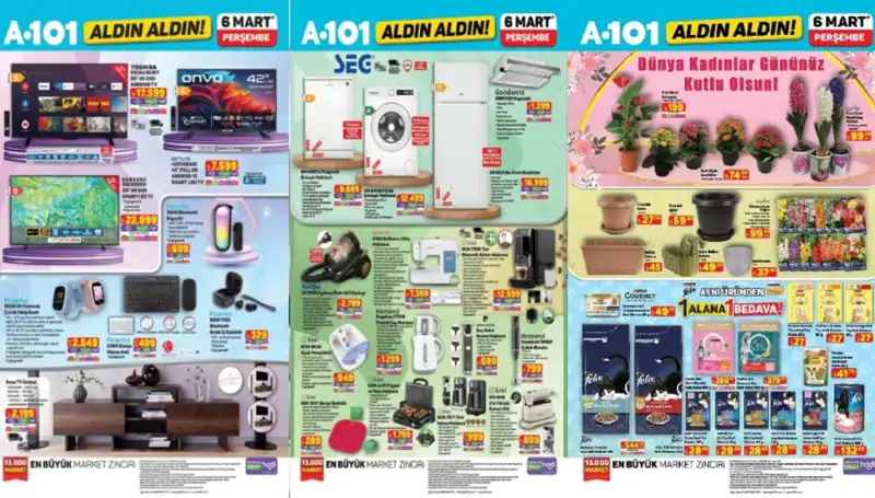 A101 6 Mart Aktüel Ürünler: Elektrikli Süpürge ve Daha Fazlası Şimdi Rafta!