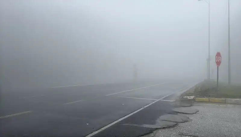 Bolu Dağı’nda Sis Alarmı: Görüş Mesafesi Tehlike Sınırında