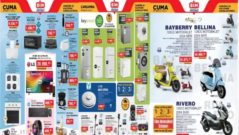 BİM’de Kapsamlı Indirimler: 4-7 Mart Aktüel Ürünler Kataloğu Yayında!