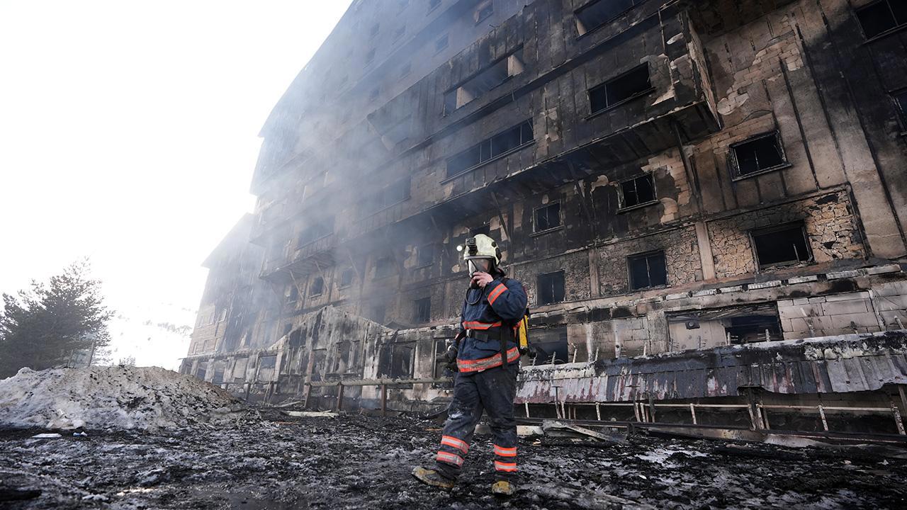 Kartalkaya'daki otel yangını itfaiye raporu açıklandı