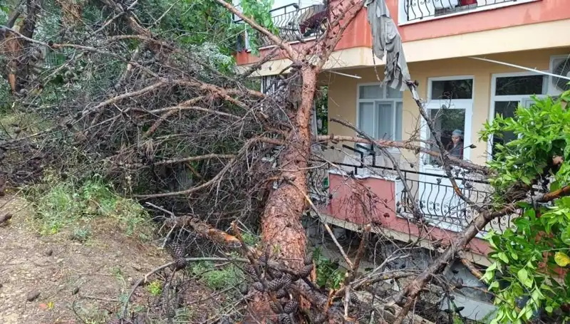 İstanbul'da Yağmur Fırtınası: Bina Çökmesi ile Şok Eden Olay