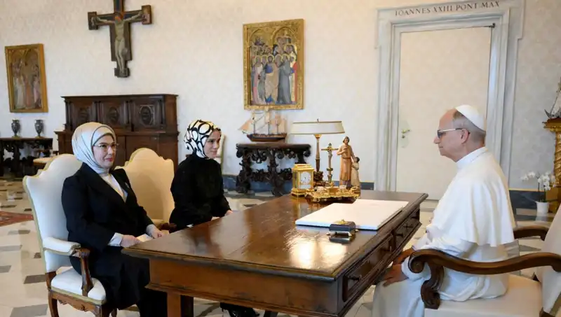 Emine Erdoğan ve Papa Leo: Gazze İlişkisi Üzerine Önemli Buluşma