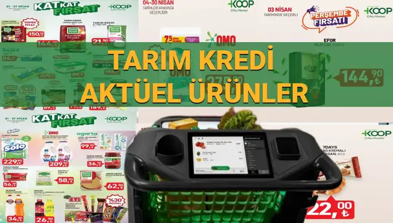 Tarım Kredi Kooperatifi Marketleri'nde Nisan Ayı Kaçırılmayacak İndirimler!