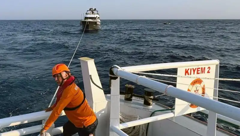 Marmaris Açıklarında Tehlike: Sürüklenen Tekne Korku Dolu Anlar Yaşattı!