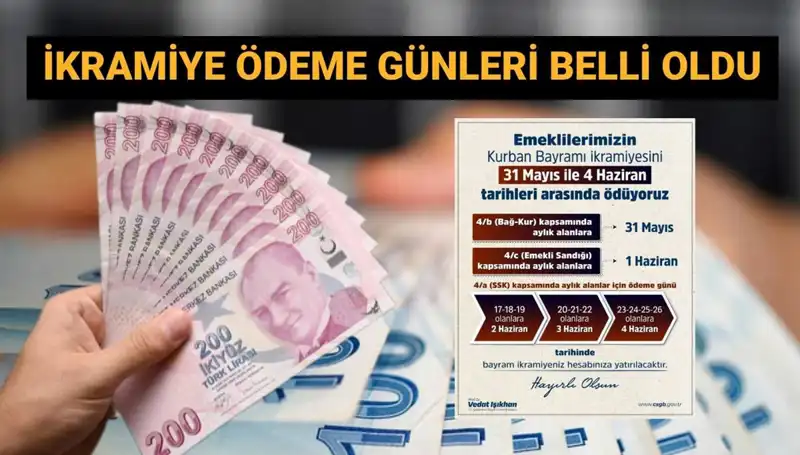 Emeklilere Müjde! Bayram İkramiyeleri Hesaplara Ne Zaman Geçecek?