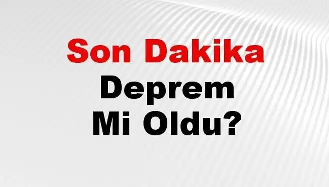 Bursa'da Son Dakika Deprem! Ayrıntılar ve Bilgiler Burada