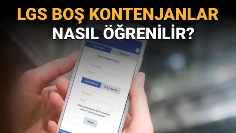 LGS Boş Kontenjanlar ve Taban Puanları: Sorgulama Rehberi