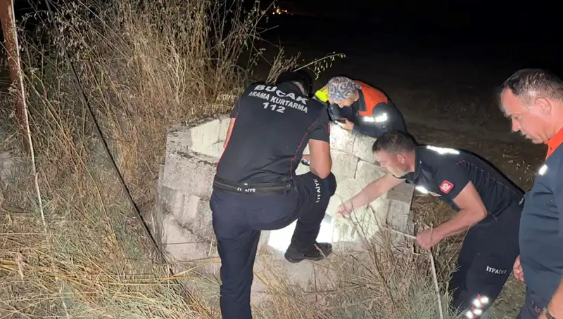 Burdur’da Kuyuya Düşen Kediye İtfaiye’den Kurtarma Operasyonu